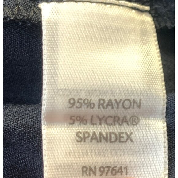 J.Jill Womens Size Large L Stretch Maxi Skirt  Rayon Stretch Midi Navy NWT New - Picture 9 of 10